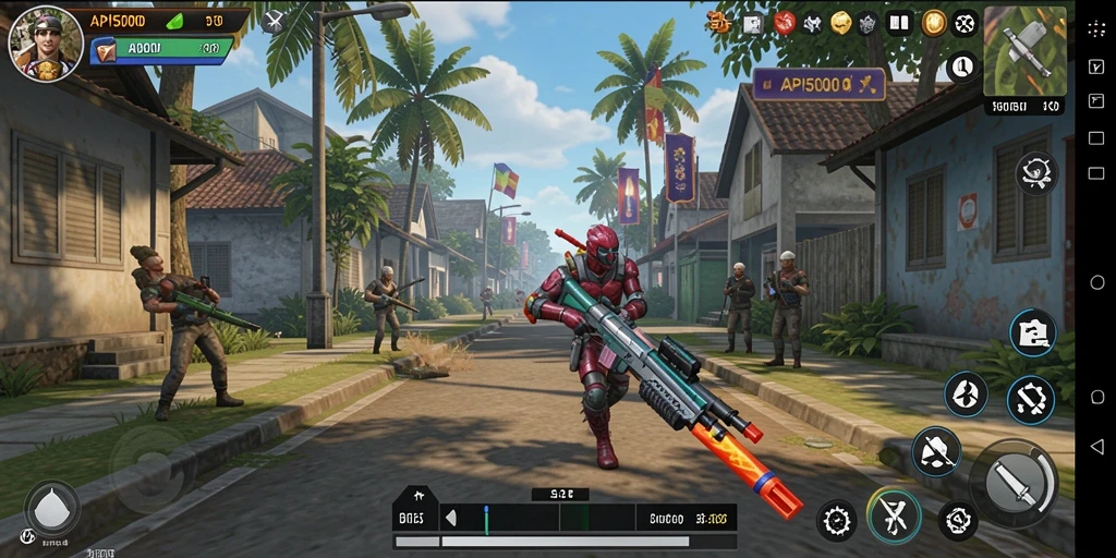 Tampilan gameplay dari API5000 yang memikat dan realistis.