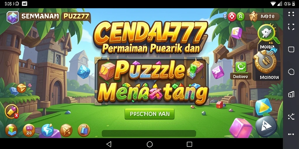 Gameplay menarik dari CENDANA777 dengan tantangan Puzzle.