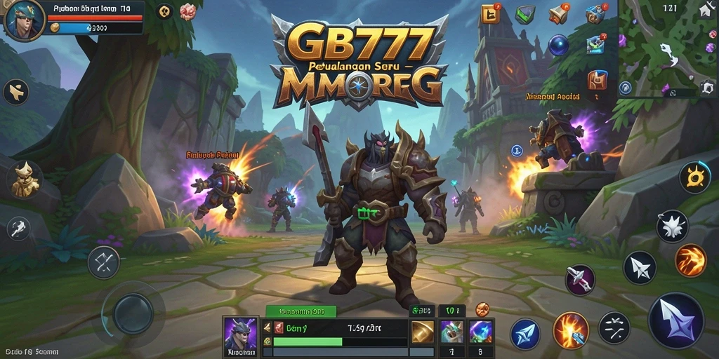 Tampilan gameplay menarik dari GB777 dalam dunia MMORPG.