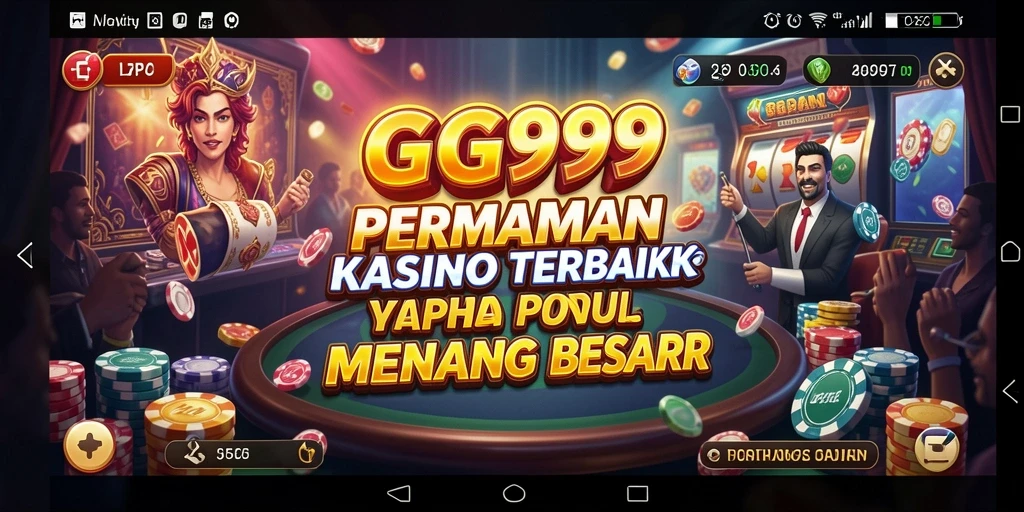 Tampilan gameplay menarik dari game Kasino GG999.