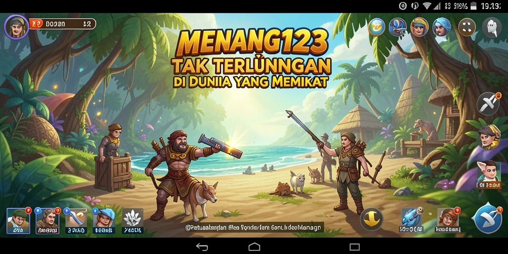 Tampilkan gameplay MENANG123 yang mendebarkan di dunia petualangan.