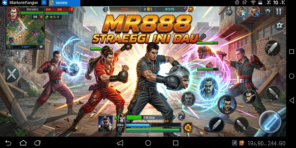 Tampilan gameplay strategi seru di MR888