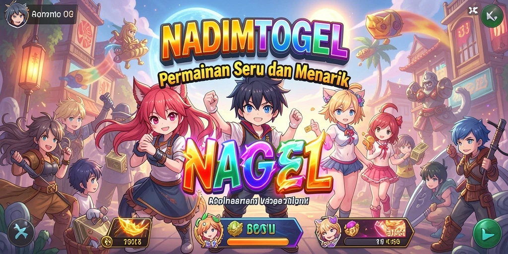 Tangkapan layar dari gameplay NADIMTOGEL menampilkan aksi seru karakter Anime.