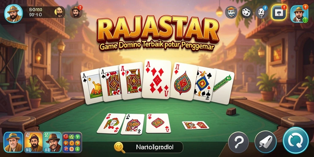 Tampilan gameplay seru dan menarik dari RAJASTAR.