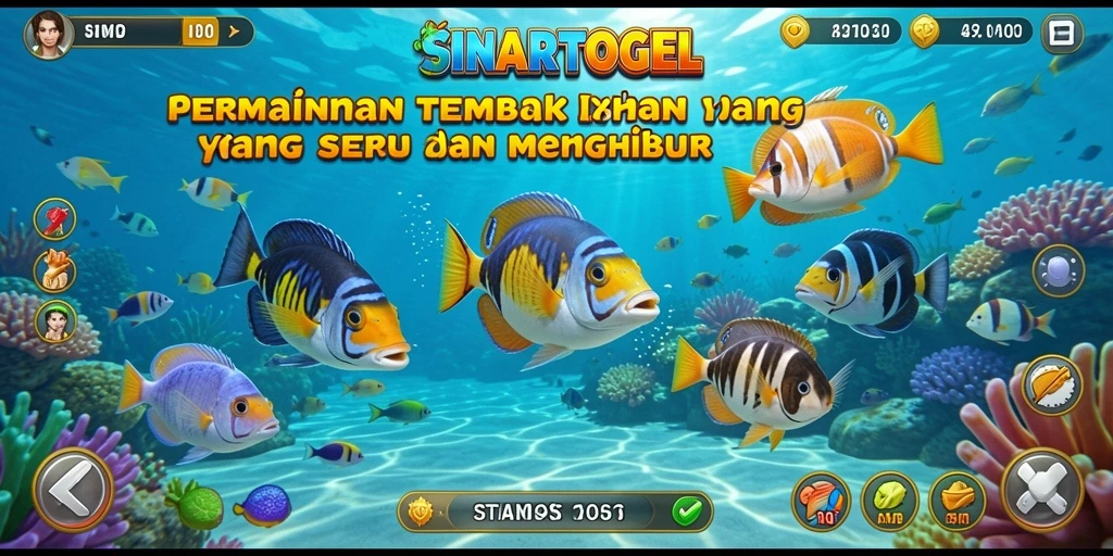 Screenshot gameplay seru Tembak Ikan SINARTOGEL.