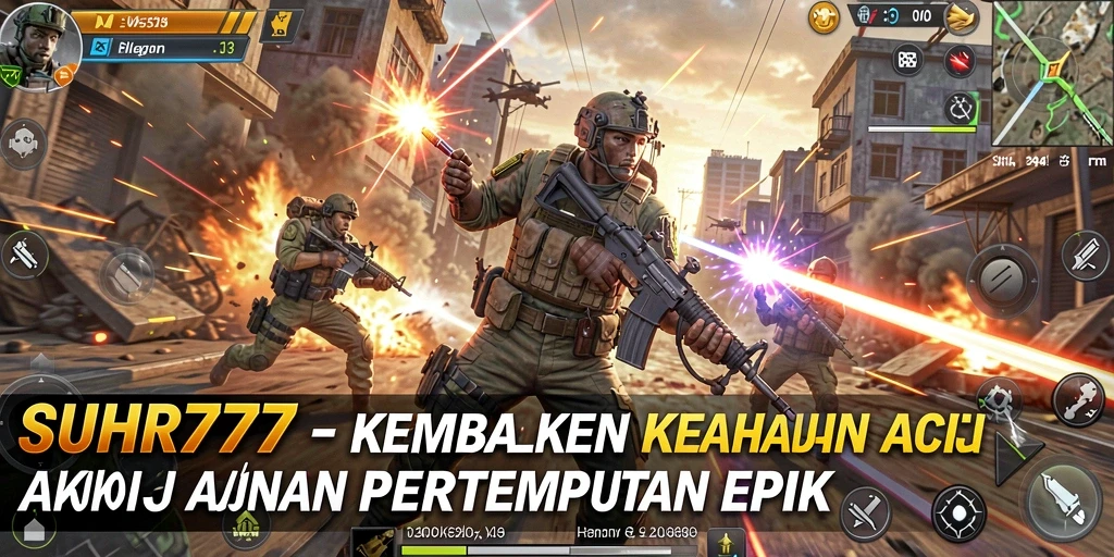 Screenshot gameplay SUHU777 menampilkan aksi pertempuran yang mendebarkan.