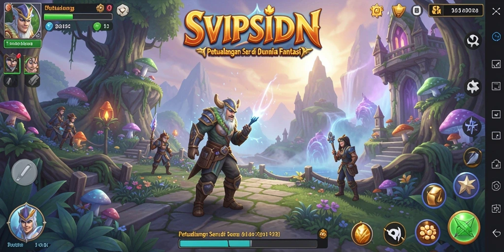 Tangkapan layar gameplay SVIPSIDN menampilkan aksi petualangan yang mendebarkan.